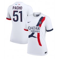 Paris Saint-Germain Willian Pacho #51 Replica Away Shirt Ladies 2024-25 Short Sleeve